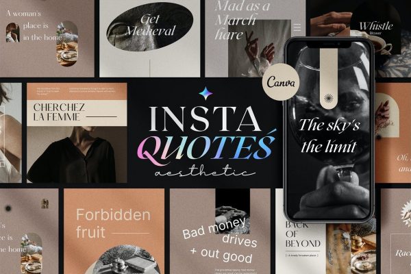 Quotes Aesthetic Social Media Templates