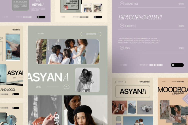 Asyana - Brand Sheet pre-made Templates