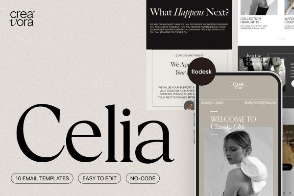 Celia - Flodesk Email Templates