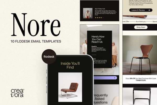 Nore – Flodesk Email Templates